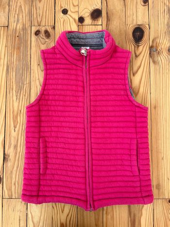 Veste sans manches rose Petit Bateau 8 ans