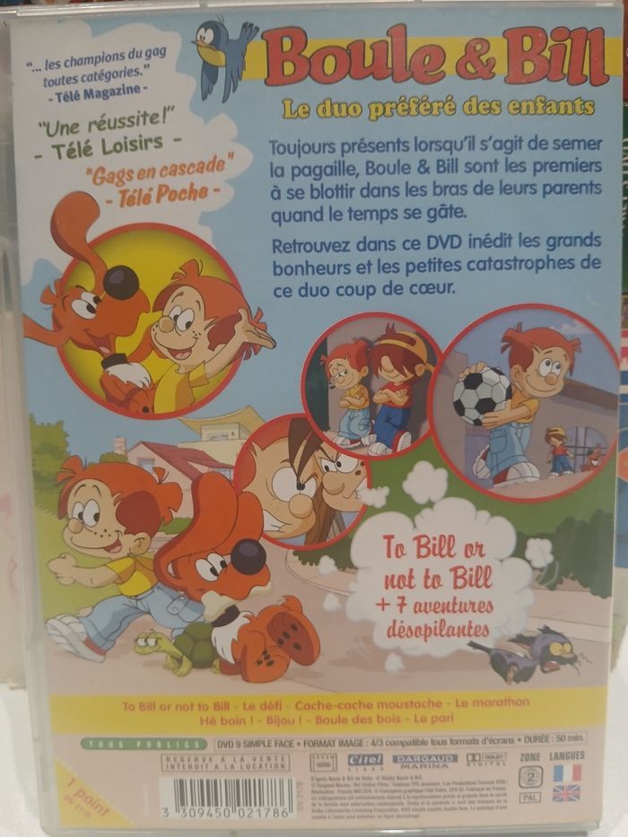 DVD Snoopy et Boule et Bill - photo numéro 3