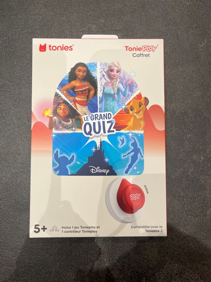 Tonieplay coffret grand quiz Disney + contrôleur