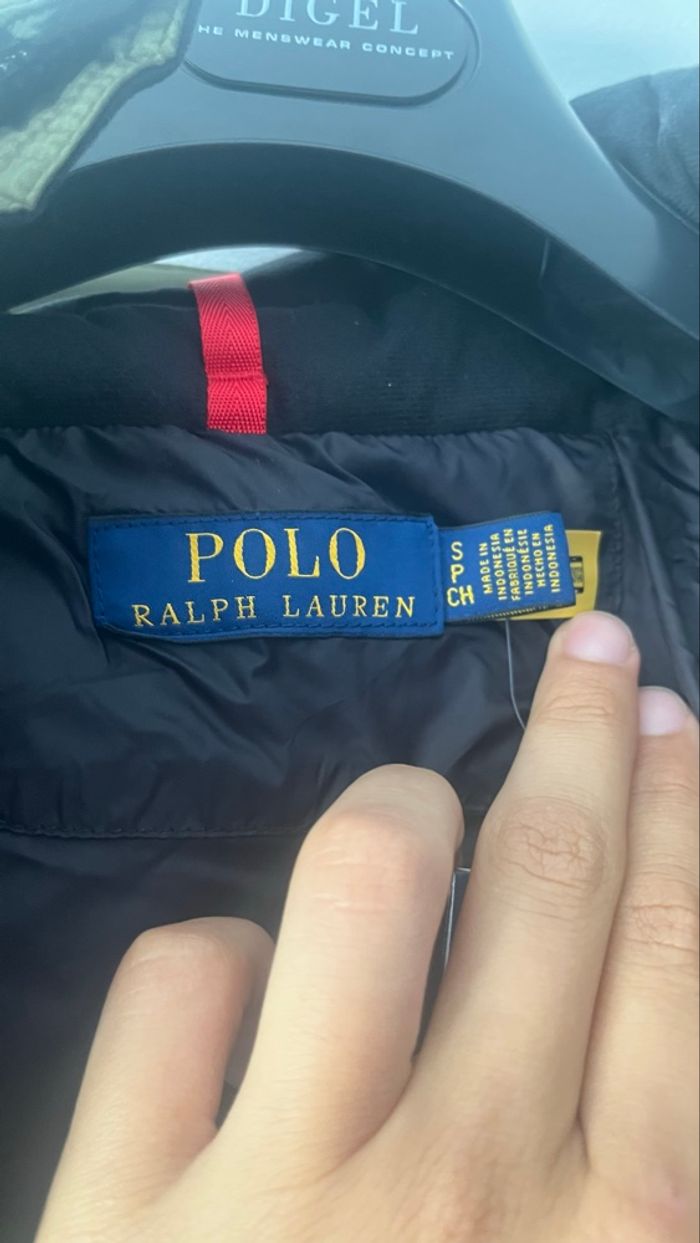 Doudoune Ralph Lauren Vert Kaki - Taille S - photo numéro 7