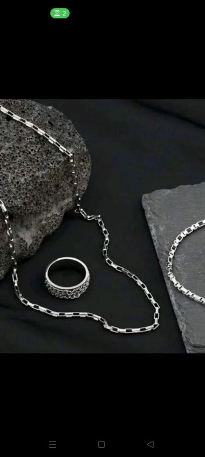 💯 promo 💯 Parure Homme Élégance Luxe - photo numéro 2