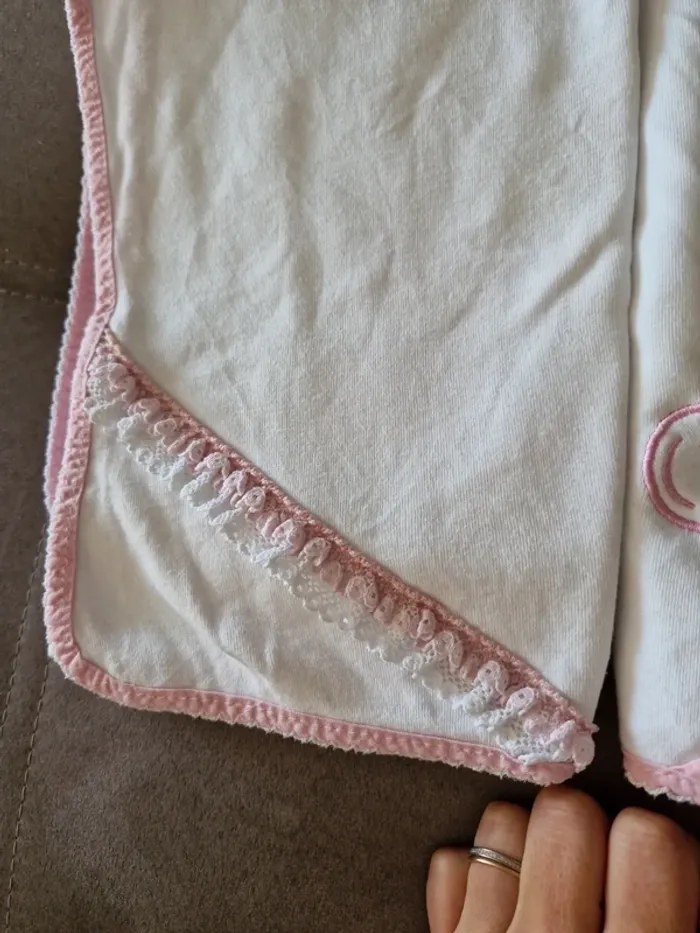Lot de 3 langes bébé fille - photo numéro 4