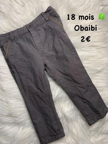 Pantalon 🍀 18 mois 🍀 Obaibi