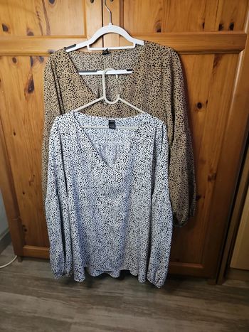 Lot 2 blouses shein 44 imprimé confetti