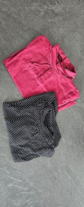 Lot de deux sous pull 24 mois