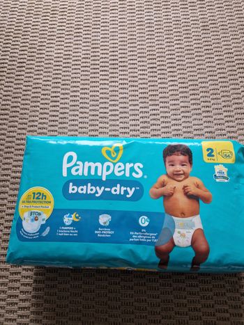 Pampers baby dry taille 2