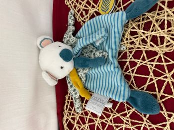 Doudou attache-sucette koala collection YOCA LE KOALA - Multicolore