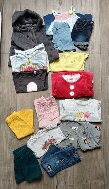 Lot vêtements 9 mois fille