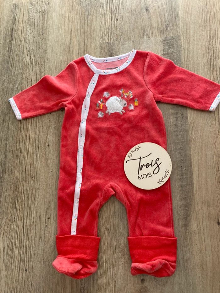 Pyjama grenouillère vertbaudet 3 mois