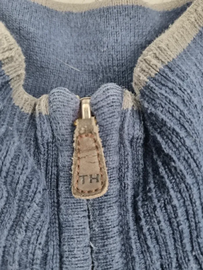 Veste zippée Tommy Hilfiger Bleu Marine – Taille XXL Homme (mesures en photos) - photo numéro 7