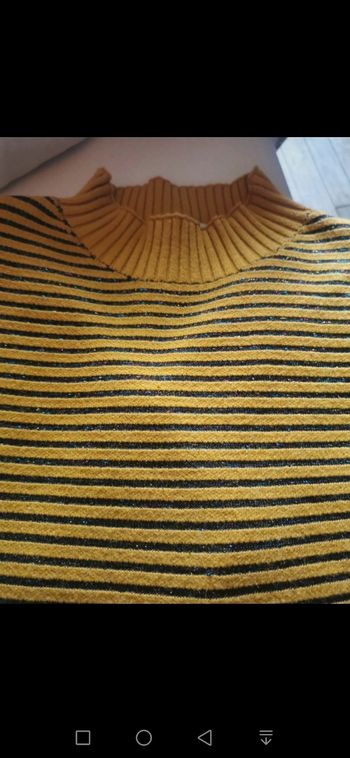 Joli pull col cheminé