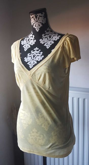 Top jaune, Mango, taille: L