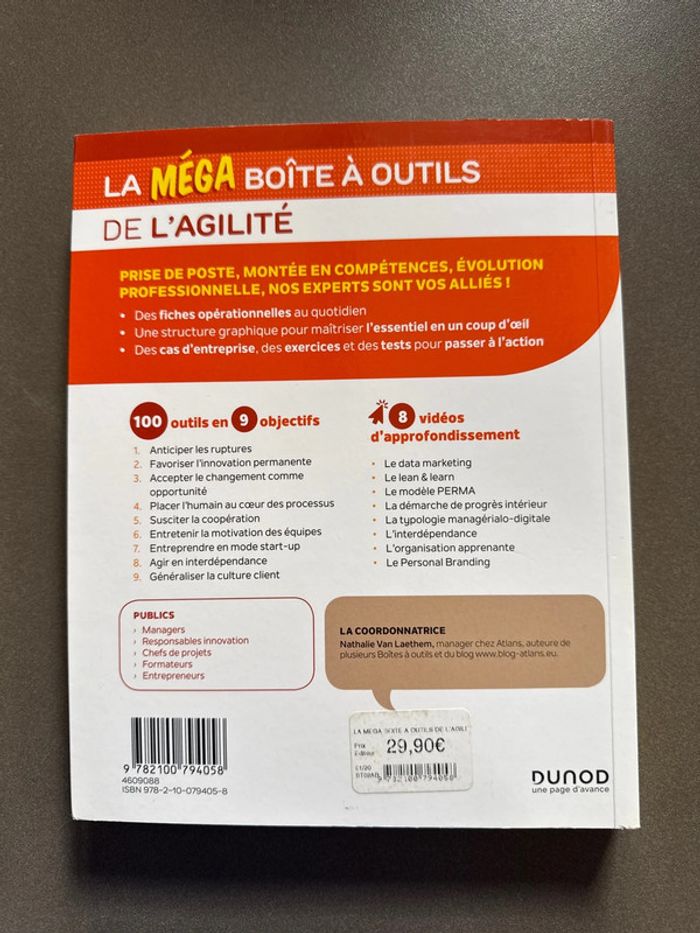 Livre méga boîte à outils de l’Agilite Dunod - photo numéro 3