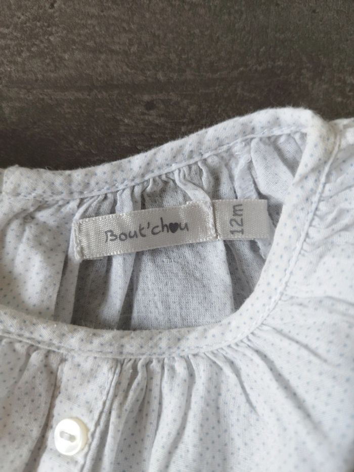 Lot blouse + tee shirt Bout'chou 12 mois - photo numéro 6
