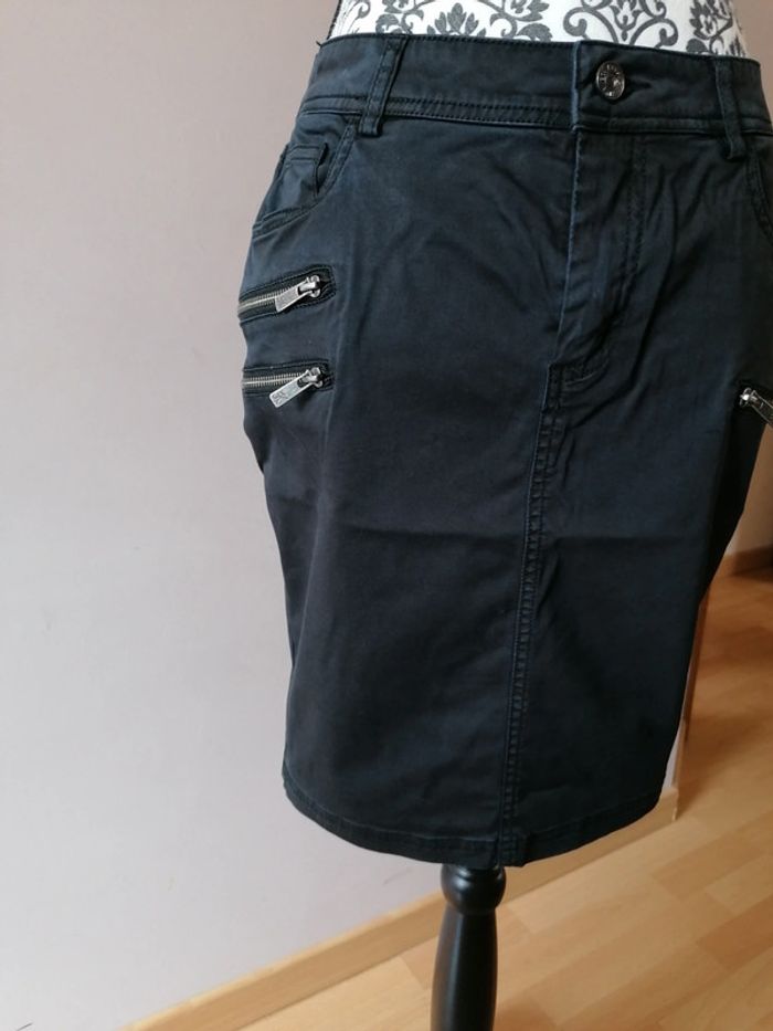 Jupe crayon enduite #kaporal