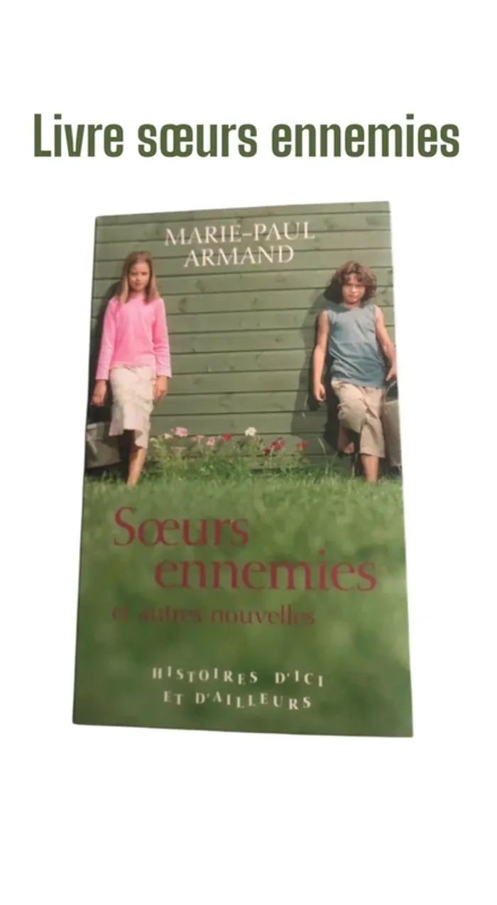 Livre sœurs ennemies 📕
