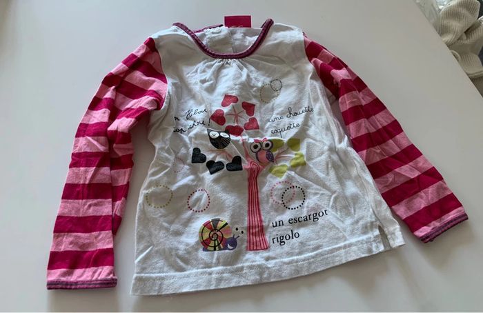 Lot 3 t-shirt manches longues 18mois - photo numéro 3