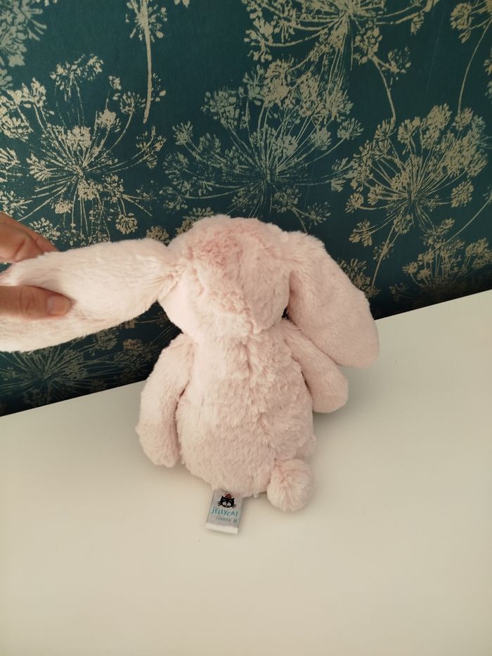 Jellycat Bashful Blush Bunny Medium Neuf - photo numéro 4