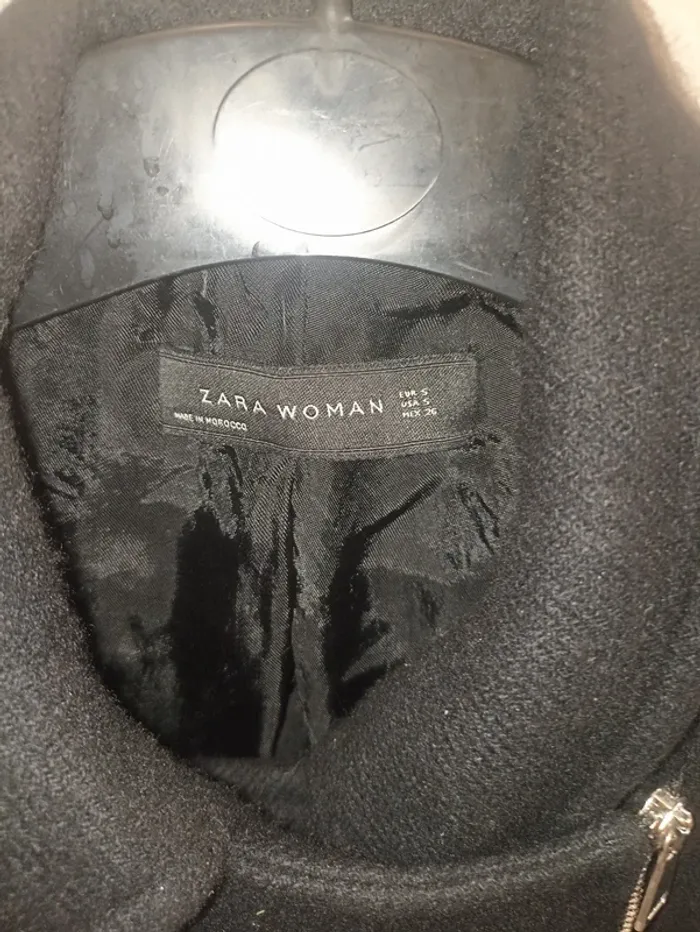 Manteau noir Zara Woman Taille S - photo numéro 6