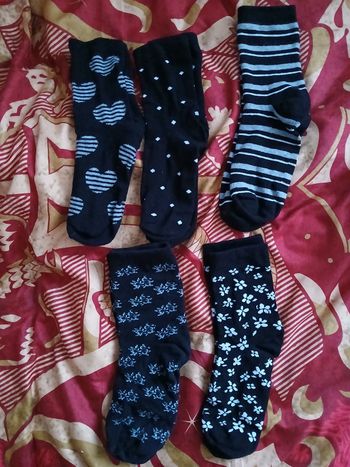 Lot de 5 paires de chaussettes 35/38
