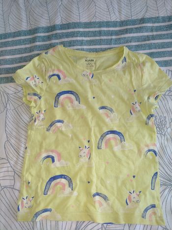 T-shirt fille  Kiabi 6 ans licornes et arc-en-ciel