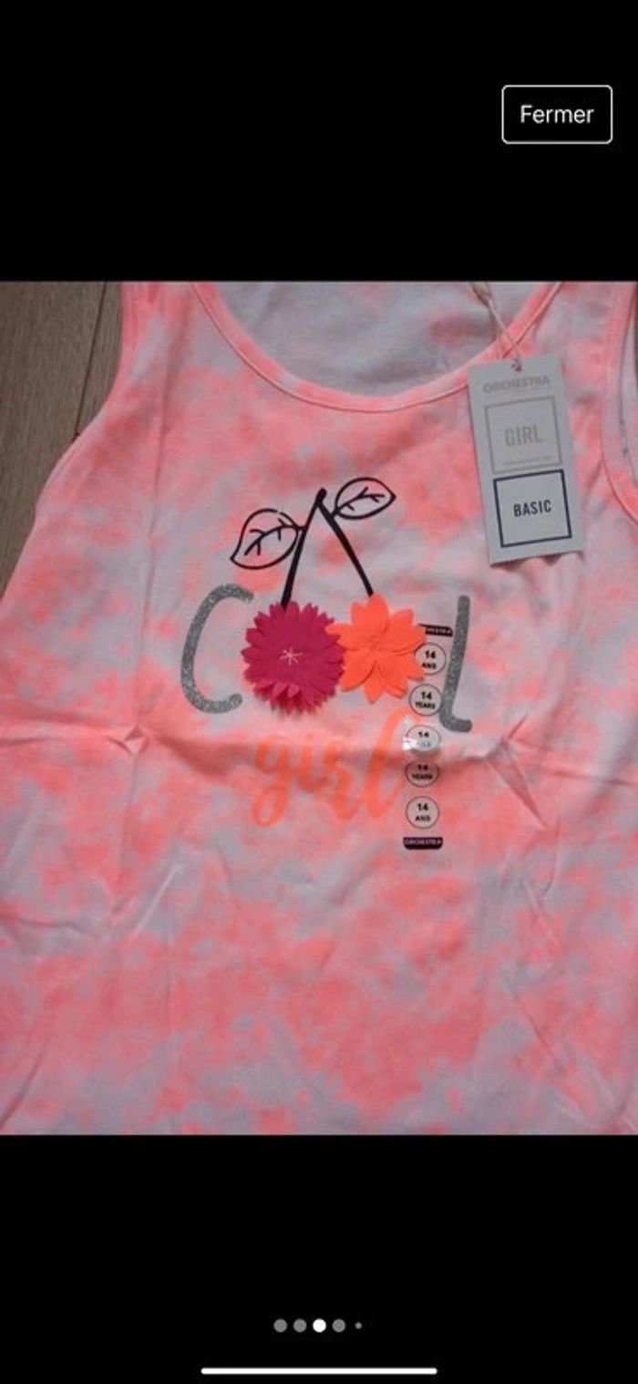 Débardeur fille orchestra taille 14 ans neuf avec étiquettes - photo numéro 4
