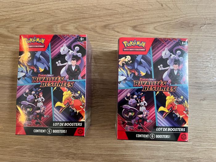 Lot de 2 Boosters Pokémon EV10 – Rivalités Destinées