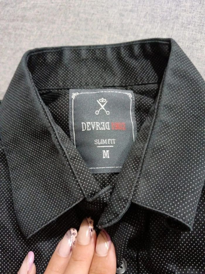 C55 chemise noir Devred M - photo numéro 3