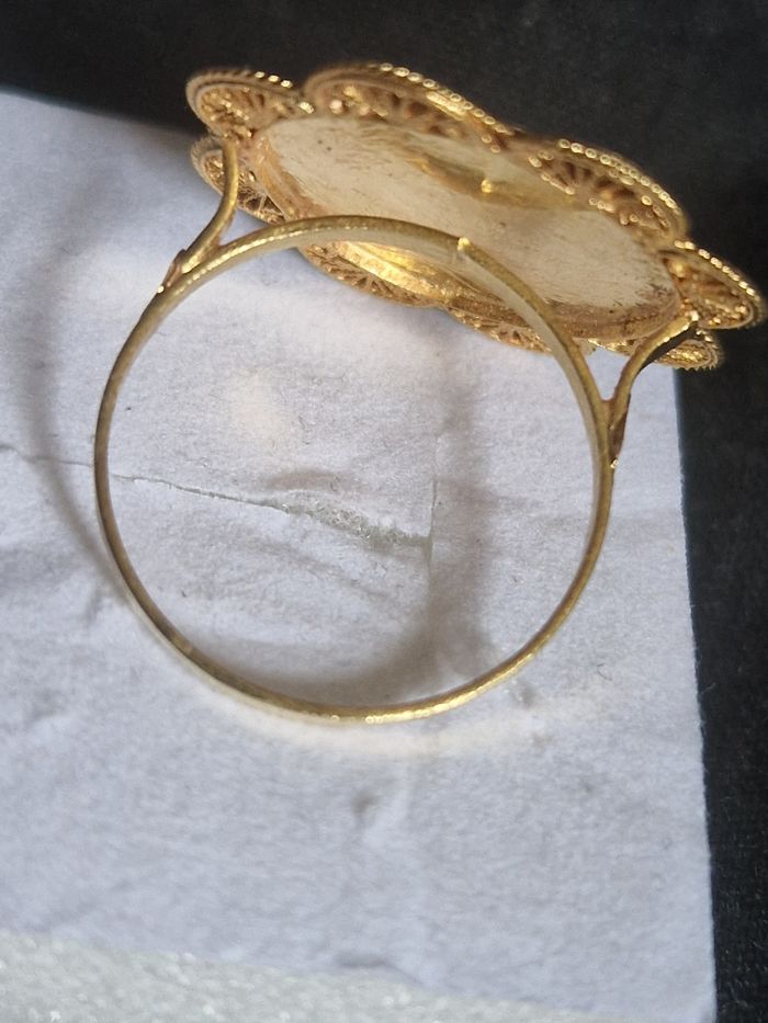 Bague entièrement or 750 - photo numéro 2