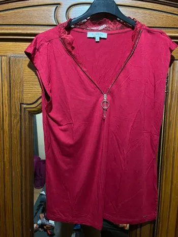 TEE shirt Morgan rouge