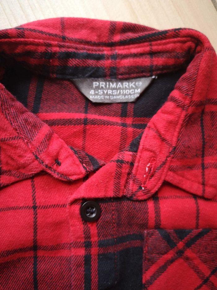 Chemise à carreaux 4 ans garçon - photo numéro 2