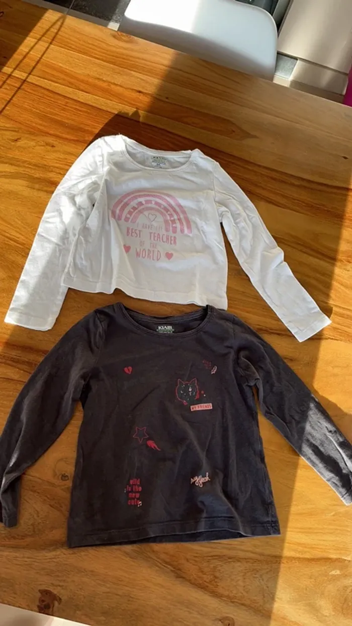 2 tee-shirts kiabi