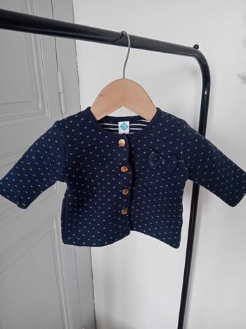 Gilet bleu marine - Tex - 3 mois
