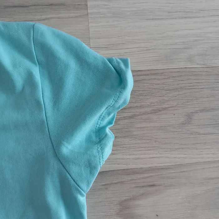T-shirt femme turquoise Miss Lily taille M - photo numéro 4