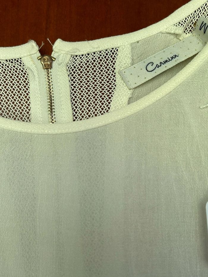 Blouse crème 38 Carminn neuve avec étiquette - photo numéro 2