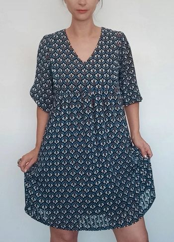 Robe fluide casual mi longue taille 38