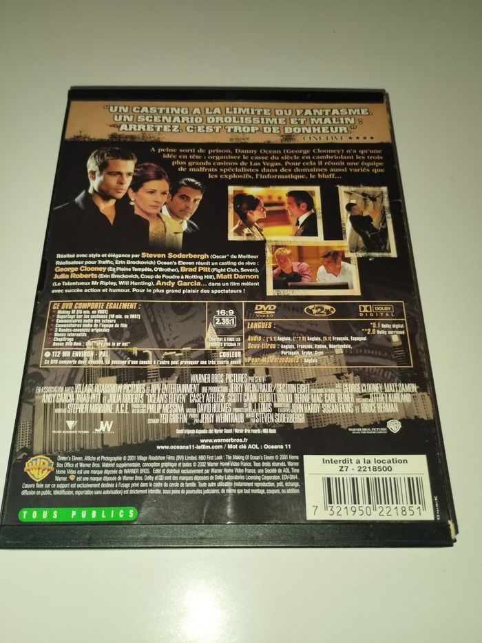 DVD Ocean's Eleven - photo numéro 2