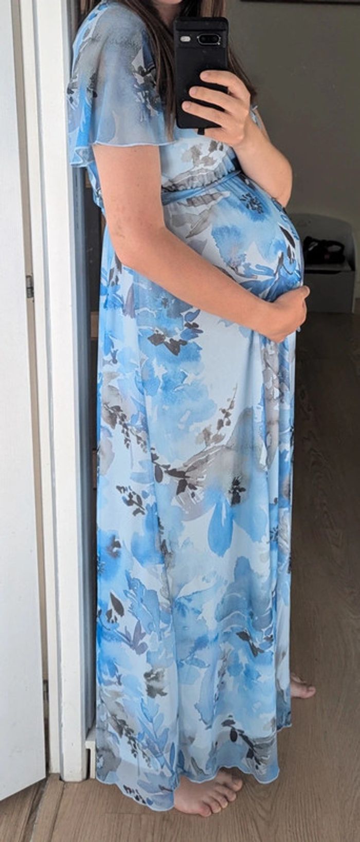 Très jolie robe de grossesse pour mariage / cocktail