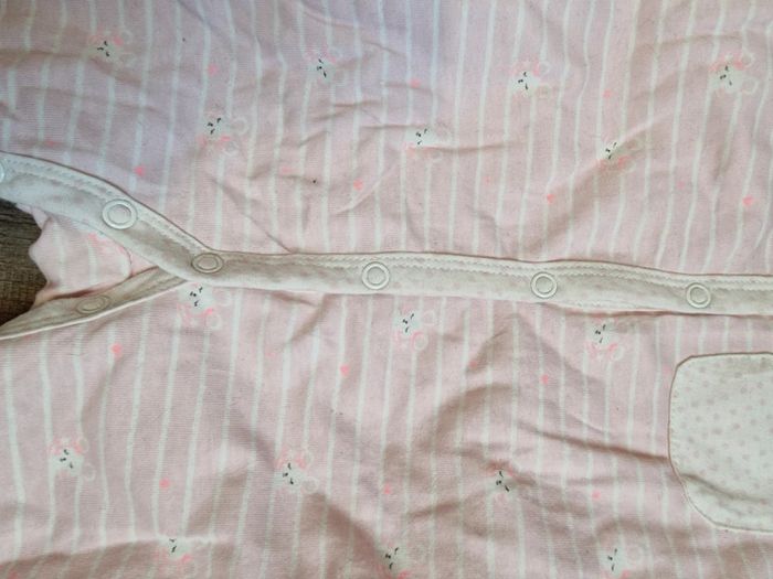 Pyjama kiabi 12 mois rose - photo numéro 3