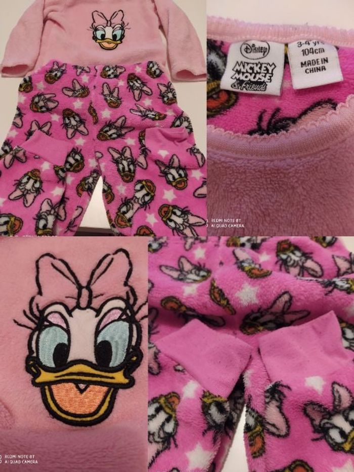 Pyjama Disney fille polaire âge 4 ans très bon état