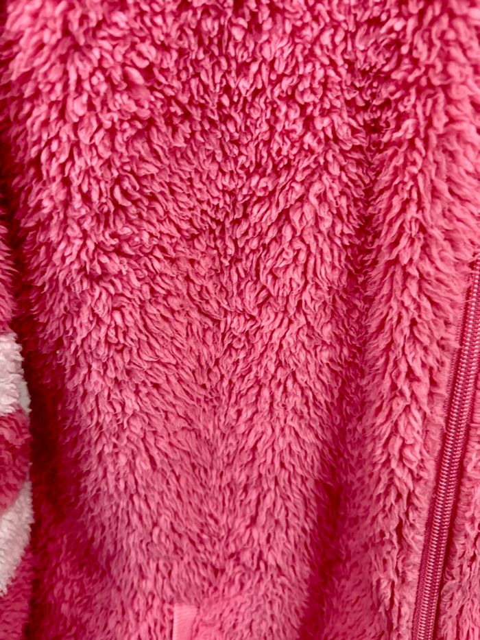 Gilet zippé teddy flamant rose Undiz - Taille L - photo numéro 5