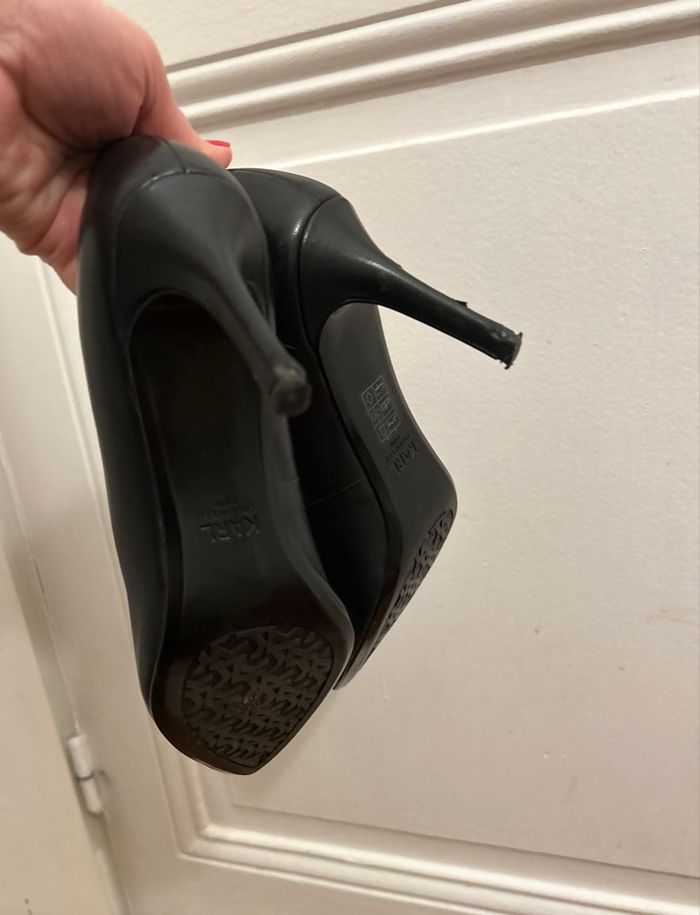 Sublimes escarpins noires Karl Lagerfeld taille 37. - photo numéro 8
