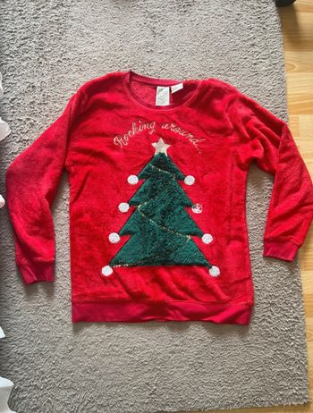 Sweat en polaire rouge