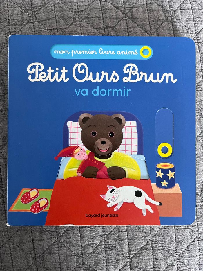 Livre animé « Petit Ours Brun va dormir »