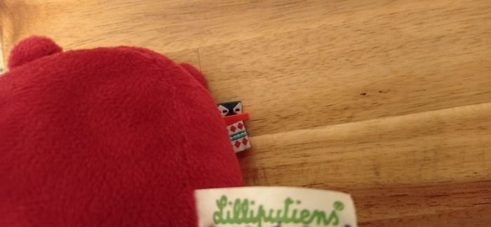 Peluche réversible lémurien/flamant rose - photo numéro 3