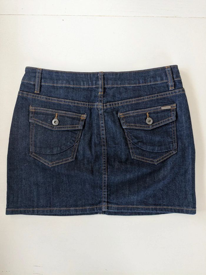 Mini jupe en jeans T40 : Etam - photo numéro 2