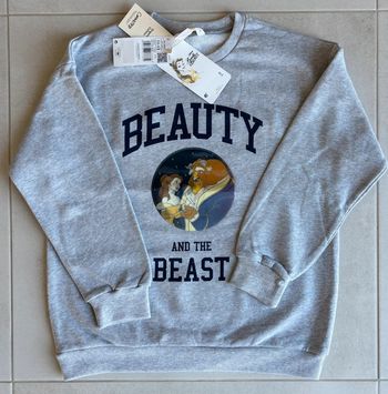 Sweat la belle et la bête mango 11/12 ans neuf