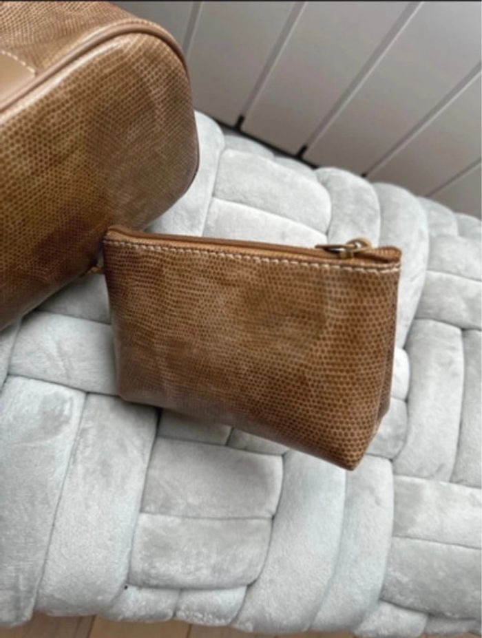 Sac Lancel vintage avec sa pochette - photo numéro 2
