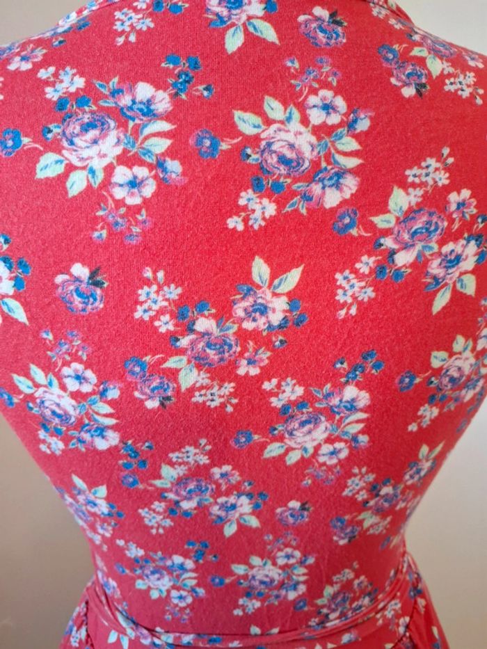 Roeb rouge/rose Fleurie New Look taille XS 34 - photo numéro 8