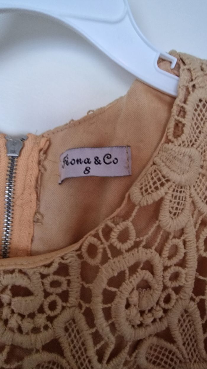 Robe en guipure taille 8 ans - photo numéro 4